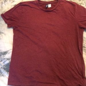 Divided Red Mens T-Shirt